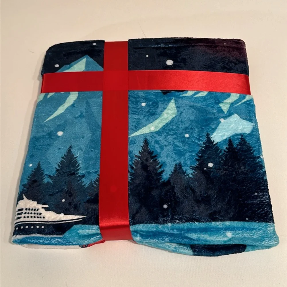 NEW - 2024 disney alaskan cruise throw blanket